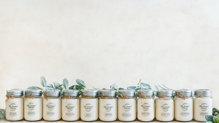 Cashmere, Just Breathe and Eucalyptus Lavender Soy Wax Candles