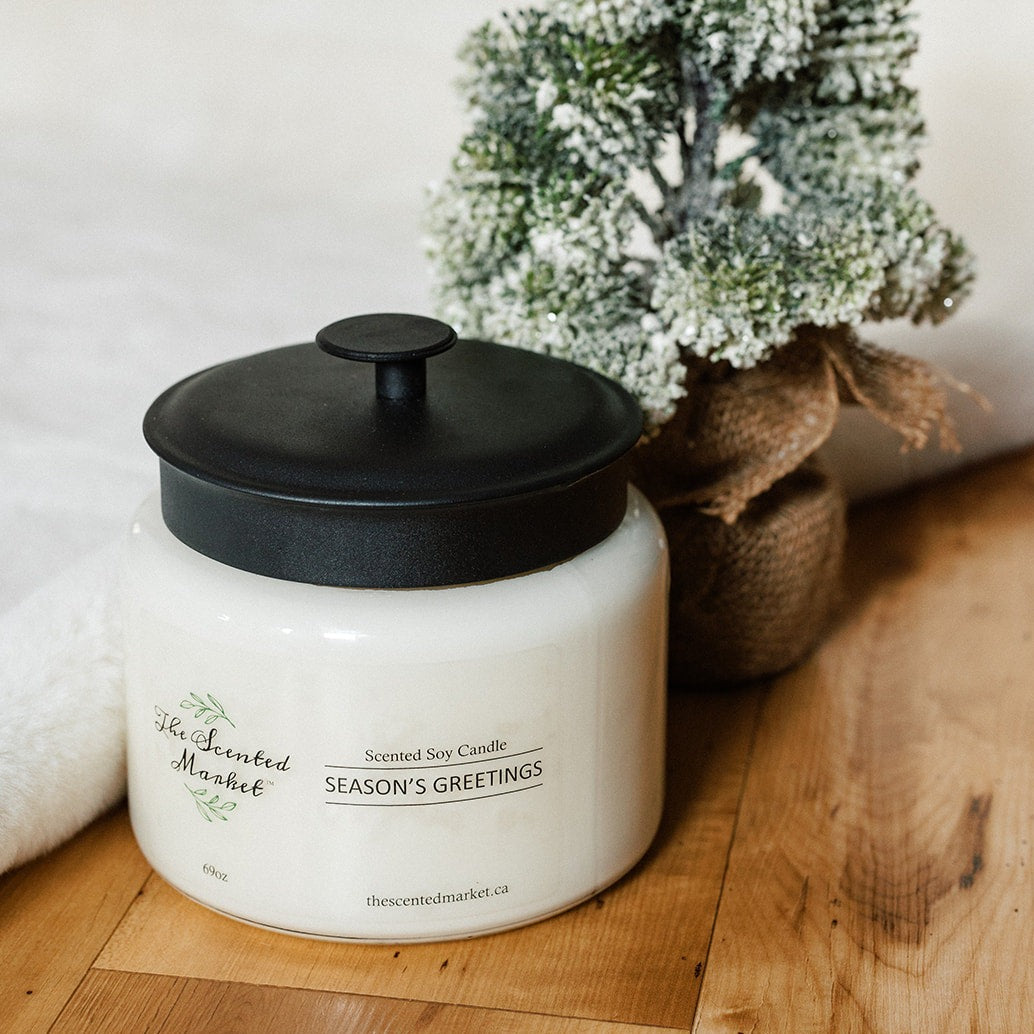 4 Wick Winter Collection Soy Wax Candle – Seasons Greetings - The Scented Market Candles