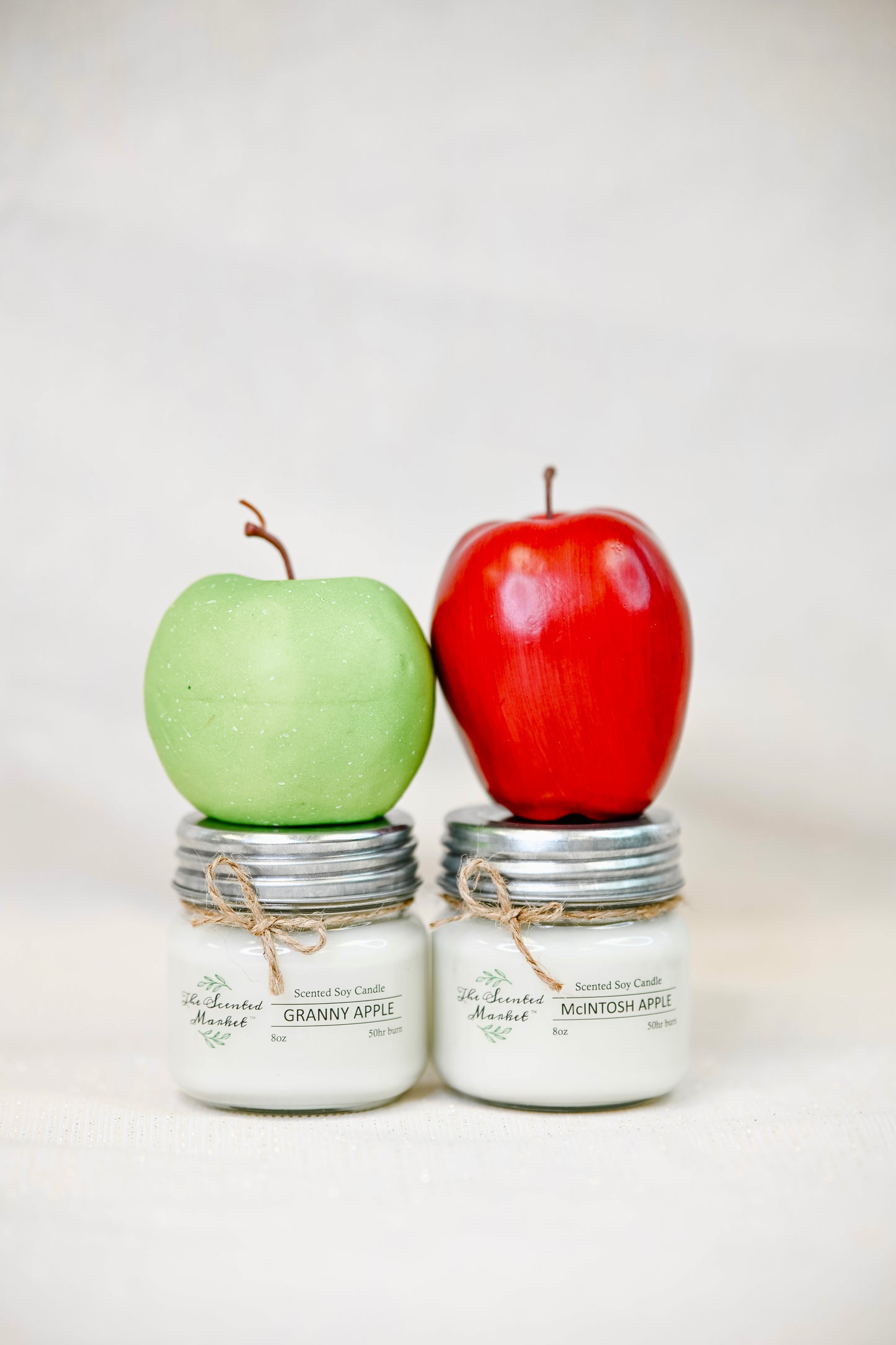 Exclusive Apple Orchard Candle 2 Pack – Granny Apple & McIntosh Apple – Fall Soy Candles