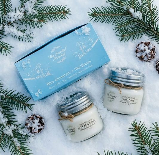 Blue Mountain Candle Gift Set – Fresh, Crisp, and Outdoorsy Scents