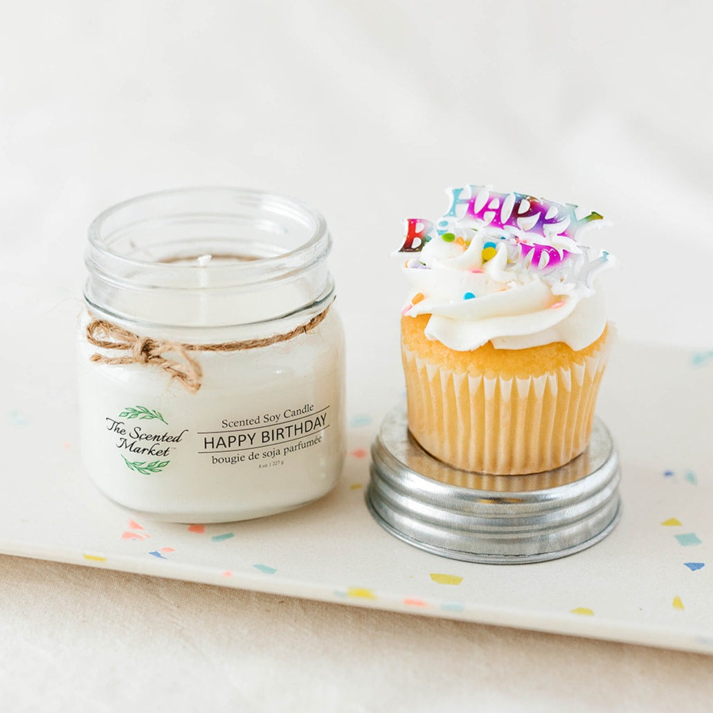 HAPPY BIRTHDAY Soy Wax Candle 8 oz