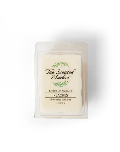 A picture of Peaches Scented Soy Wax Melt 85g