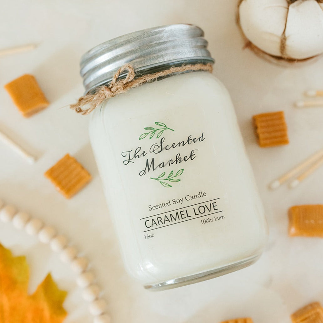 CREME CARAMEL Soy Wax Candle 16 oz