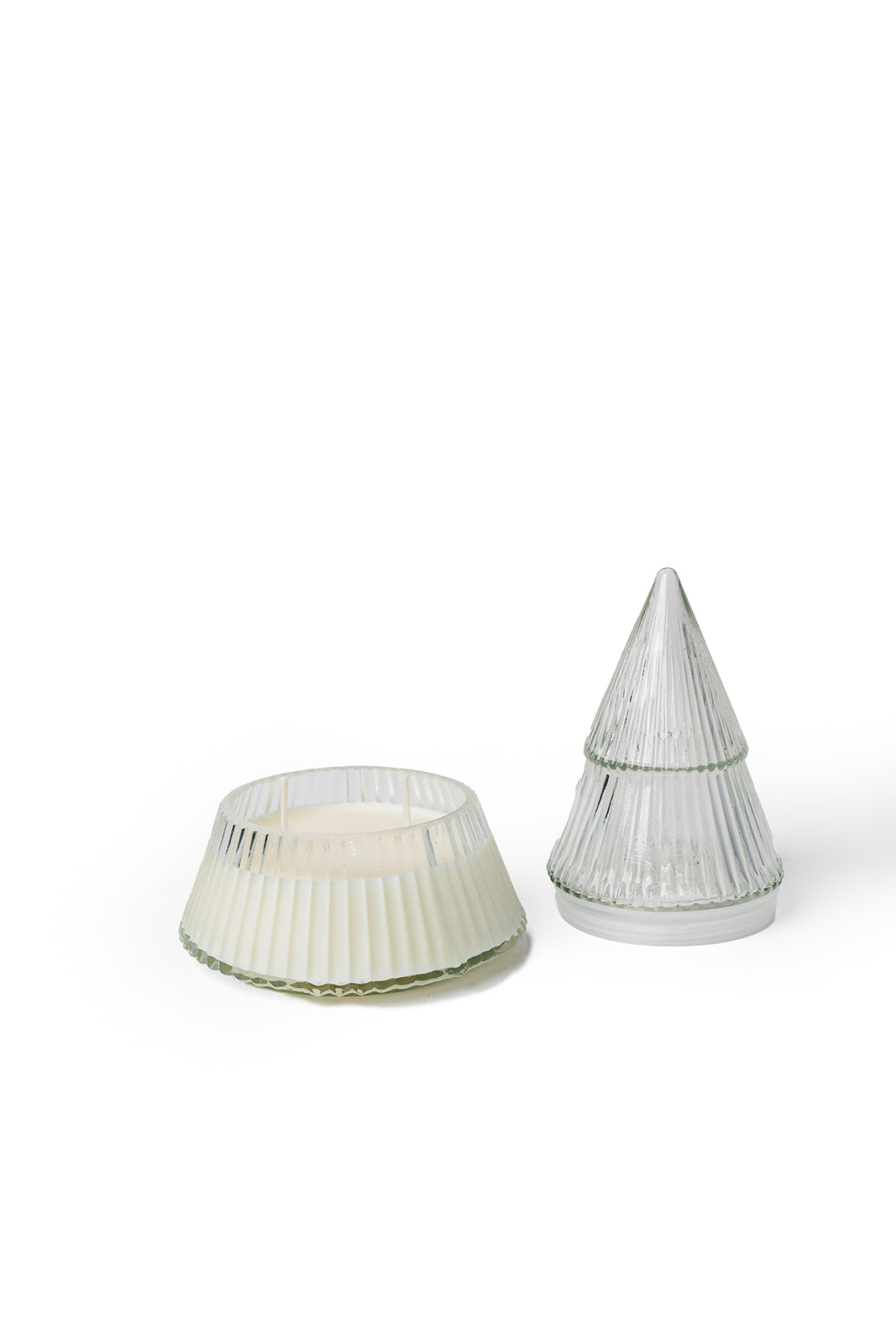 Glass Christmas Tree Soy Wax Candle 14 oz - O'CHRISTMAS TREE