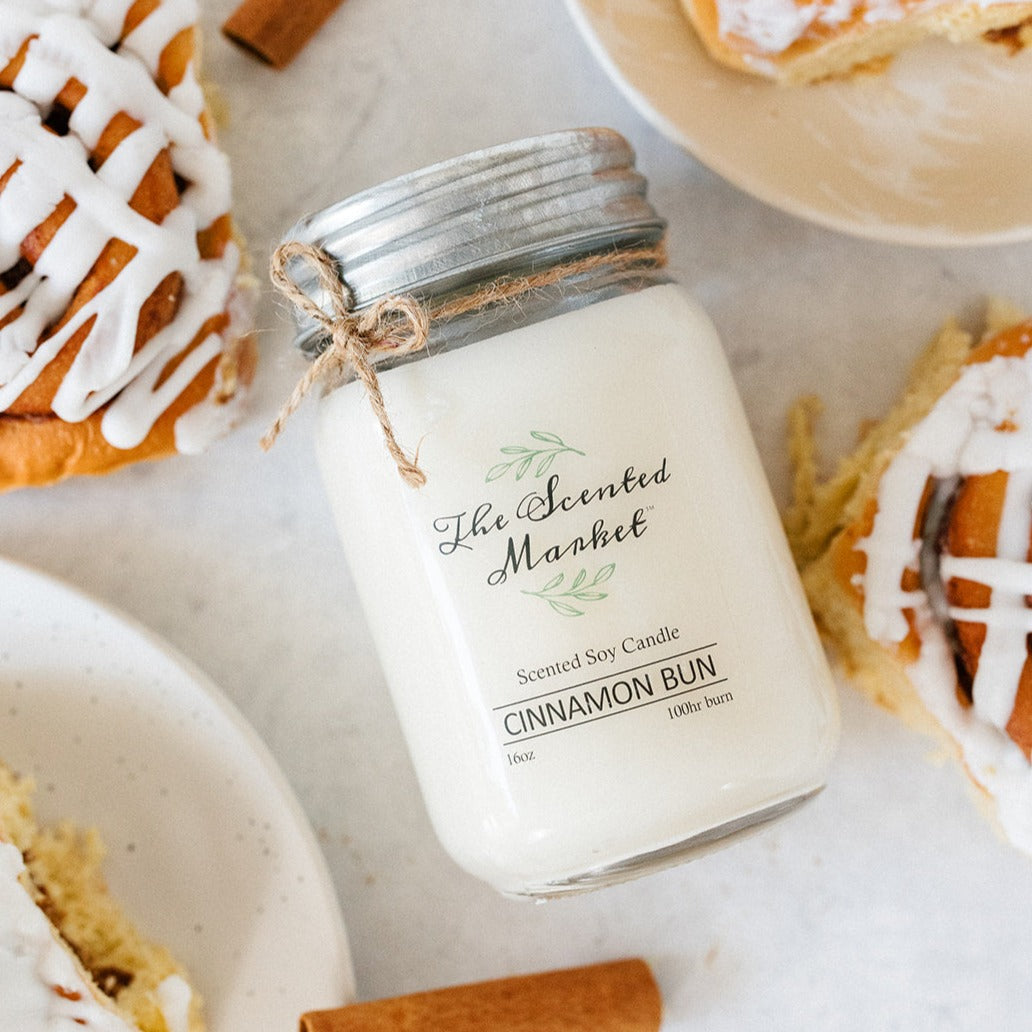 CINNAMON BUNS Bougie de cire de soja 16 oz