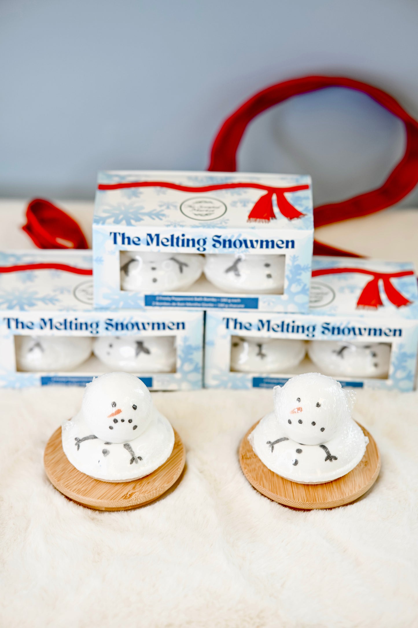 The Melting Snowman Bath Bombs - Gift Box