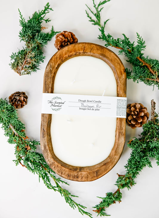 Brown Oval Dough Bowl - BALSAM FIR