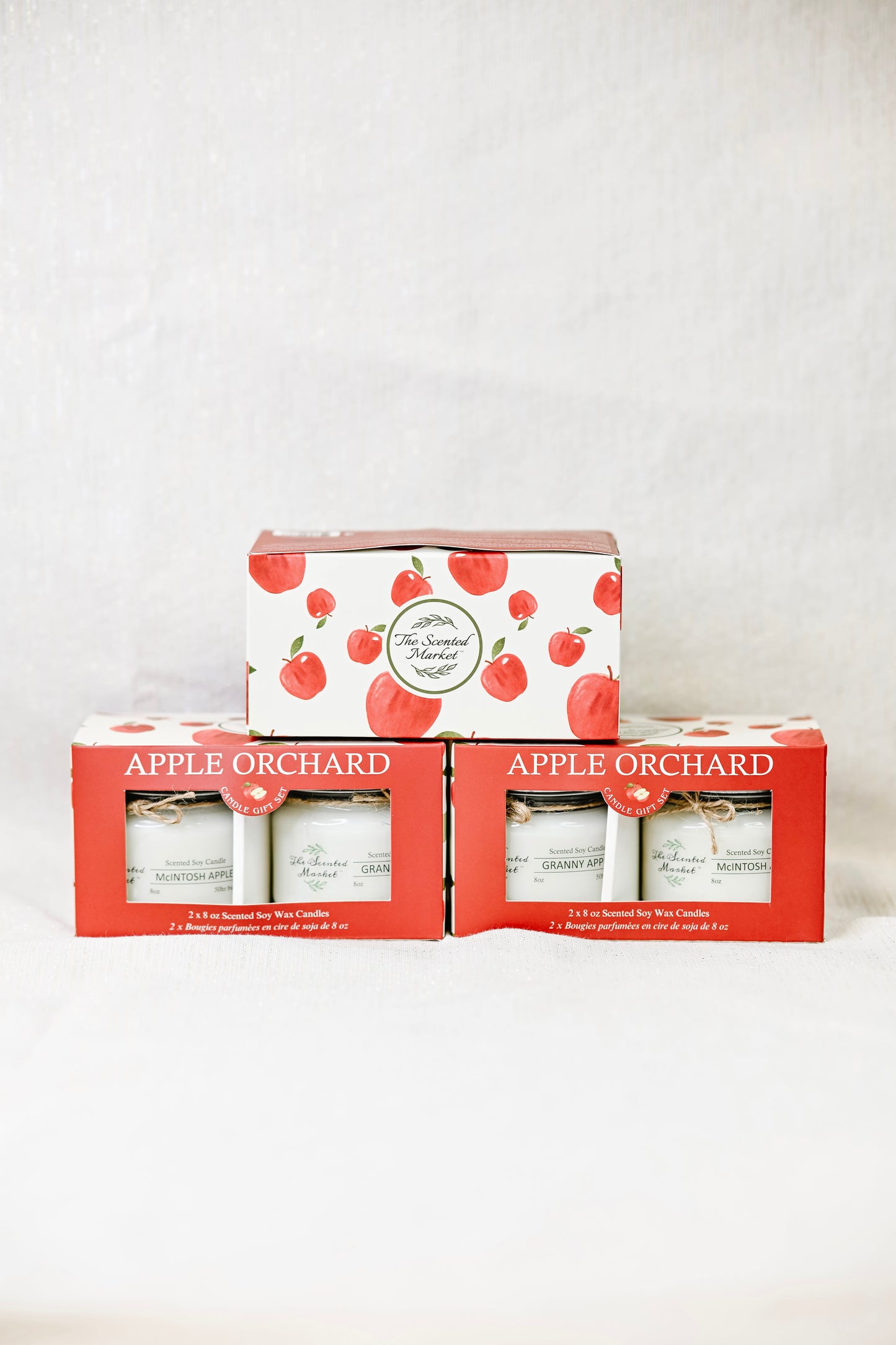 Exclusive Apple Orchard Candle 2 Pack – Granny Apple & McIntosh Apple – Fall Soy Candles - The Scented Market Canada