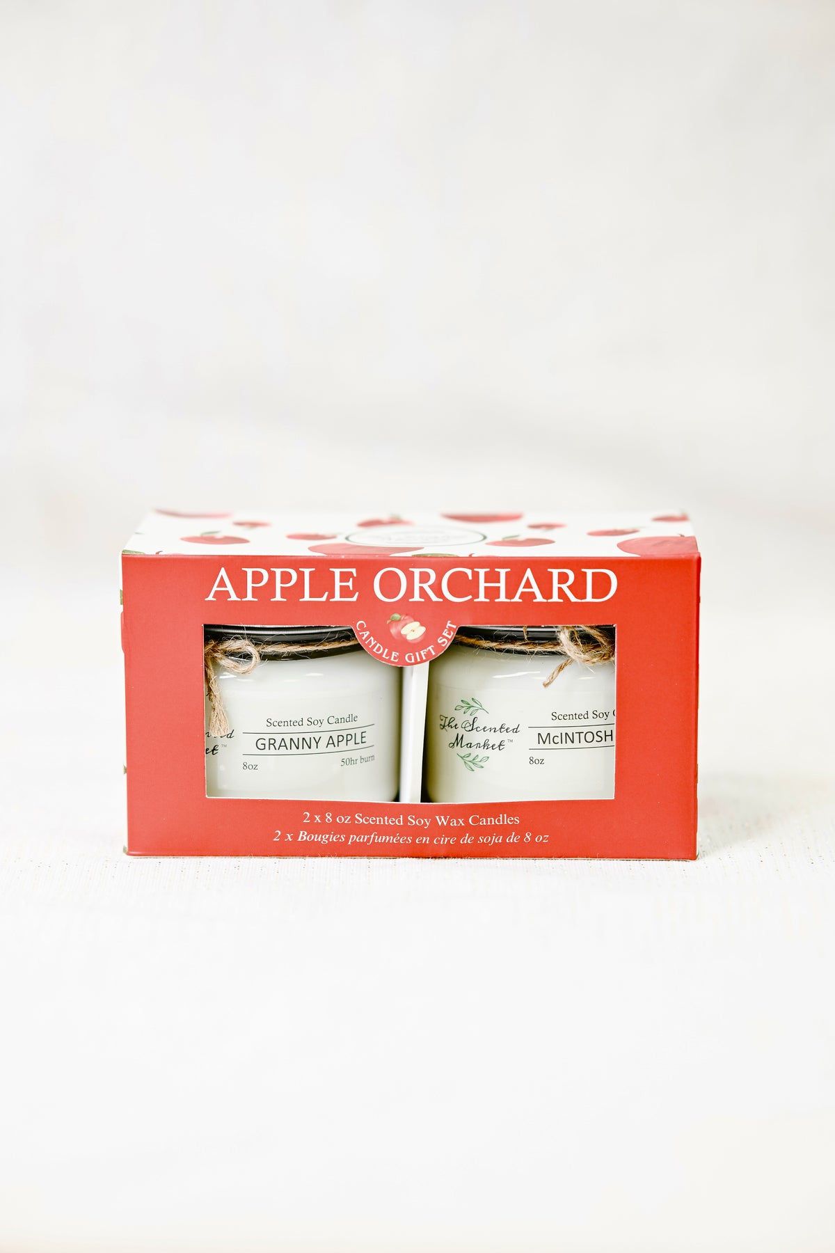 Exclusive Apple Orchard Candle 2 Pack – Granny Apple & McIntosh Apple – Fall Soy Candles - The Scented Market Canada