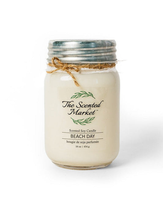 BEACH DAY Soy Wax Candle 16 oz - The Scented Market  Candles