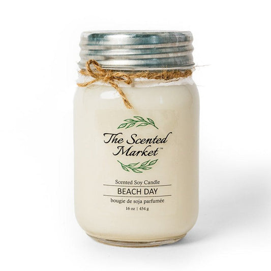 BEACH DAY Soy Wax Candle 16 oz - The Scented Market Candles