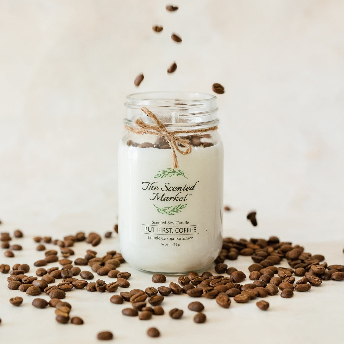 BUT FIRST, COFFEE Soy Wax Candle 16 oz - The Scented Market Candles