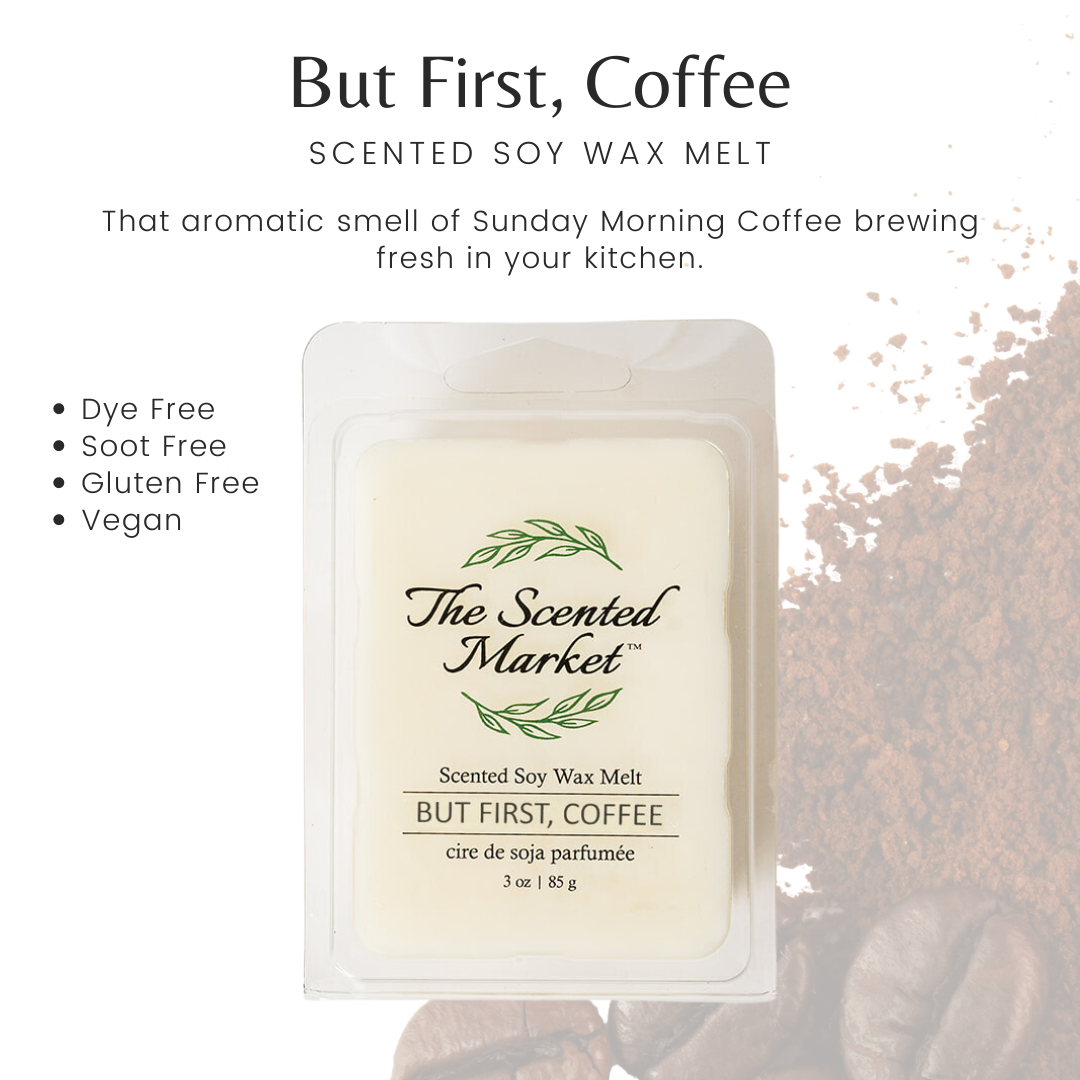 BUT FIRST, COFFEE Soy Wax Melt - The Scented Market Wax Tarts