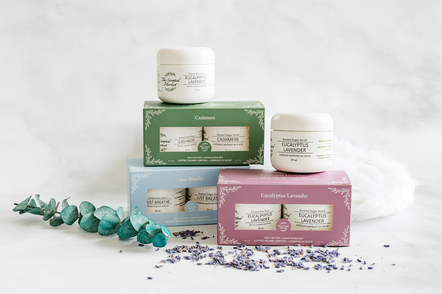 Body Care Gift Set - Eucalyptus Lavender - The Scented Market Bath & Body Gift Sets