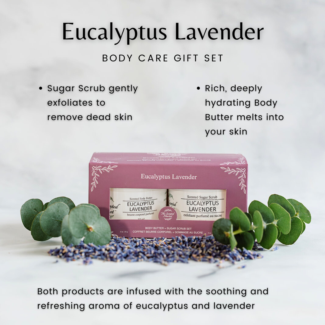 Body Care Gift Set - Eucalyptus Lavender - The Scented Market Bath & Body Gift Sets