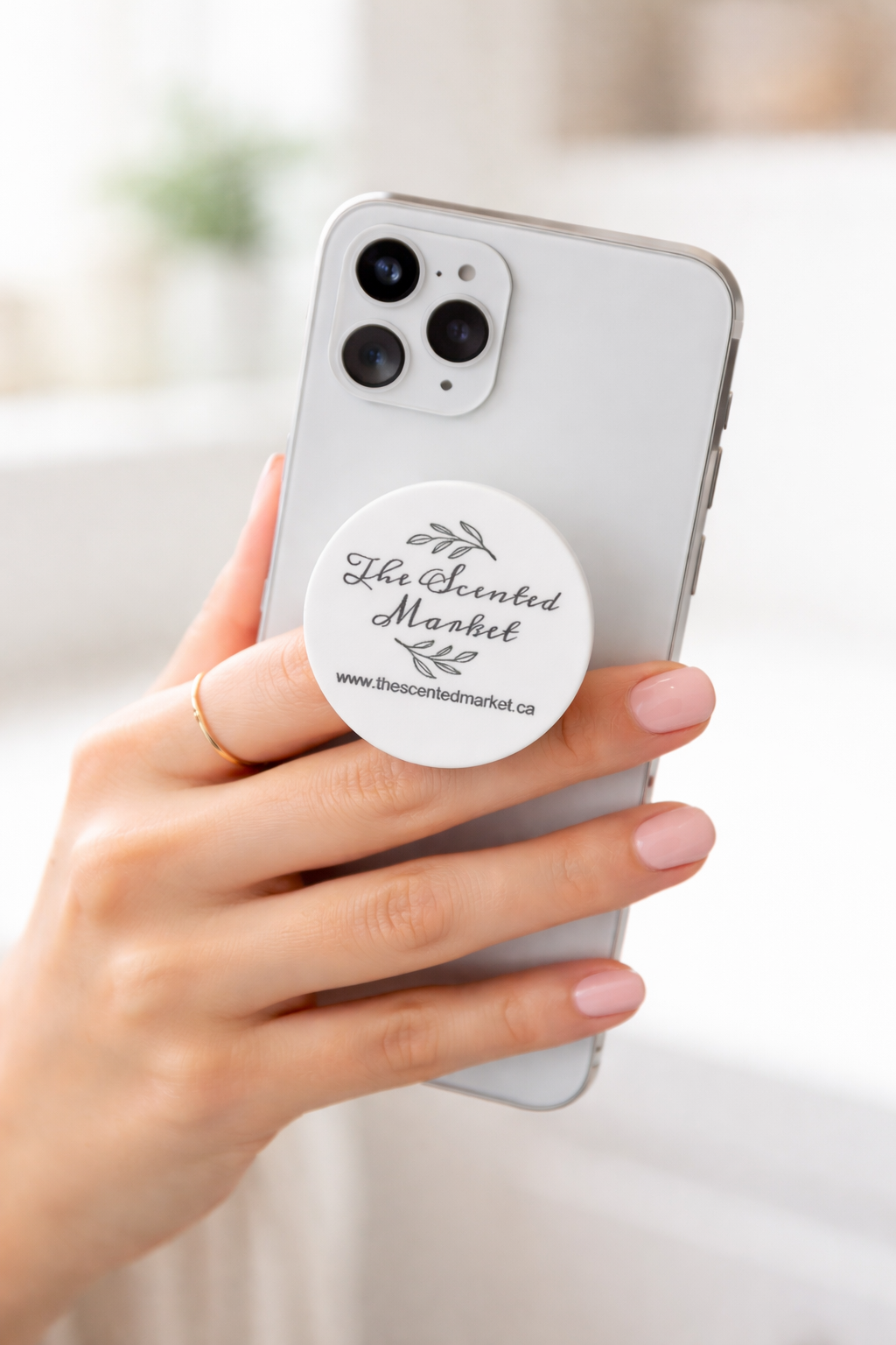 Branded Phone Grip & Stand – Secure Hold & Hands-Free Viewing