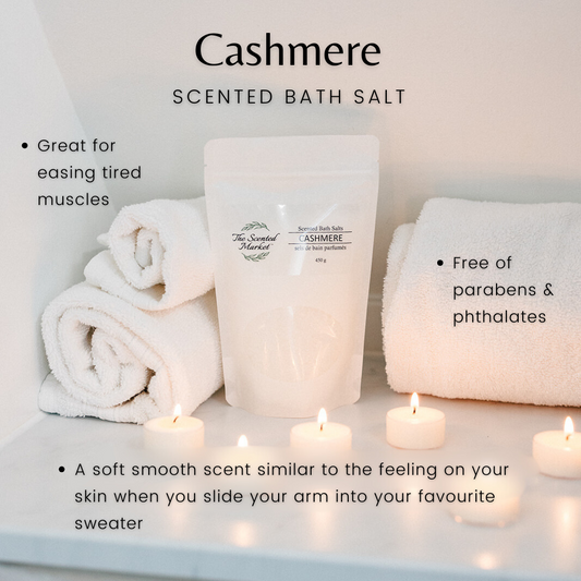 CASHMERE Bath Salt - The Scented Market  Bath Additives