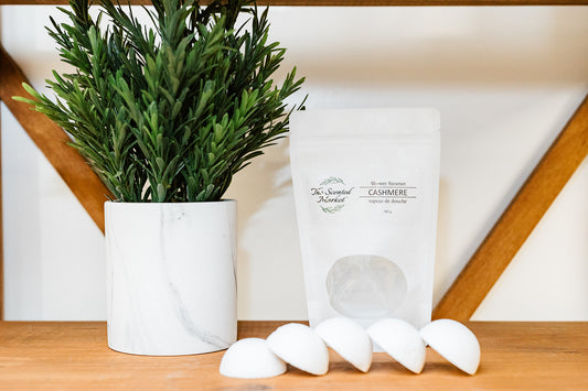 CASHMERE Shower Steamer - The Scented Market  Bath Additives