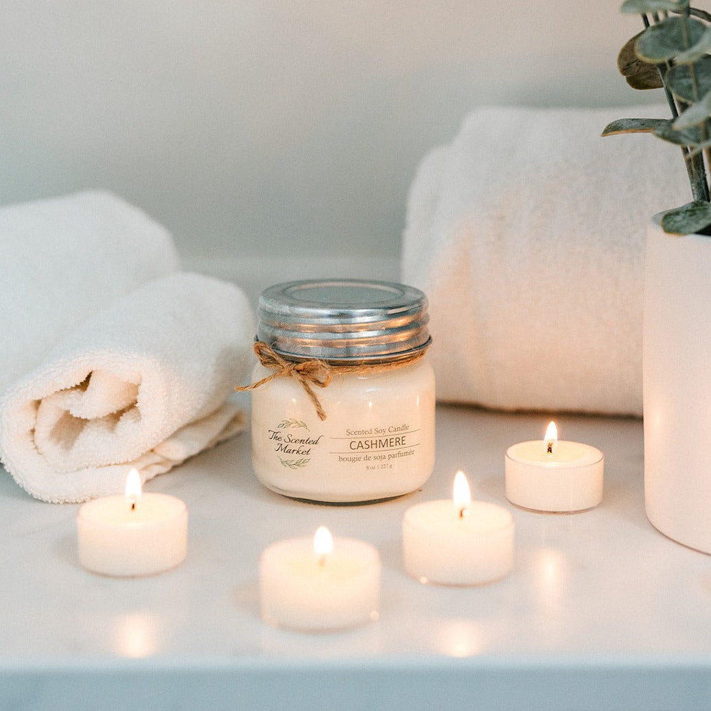 CASHMERE Soy Wax Candle oz Long-lasting, Eco-friendly Elegance