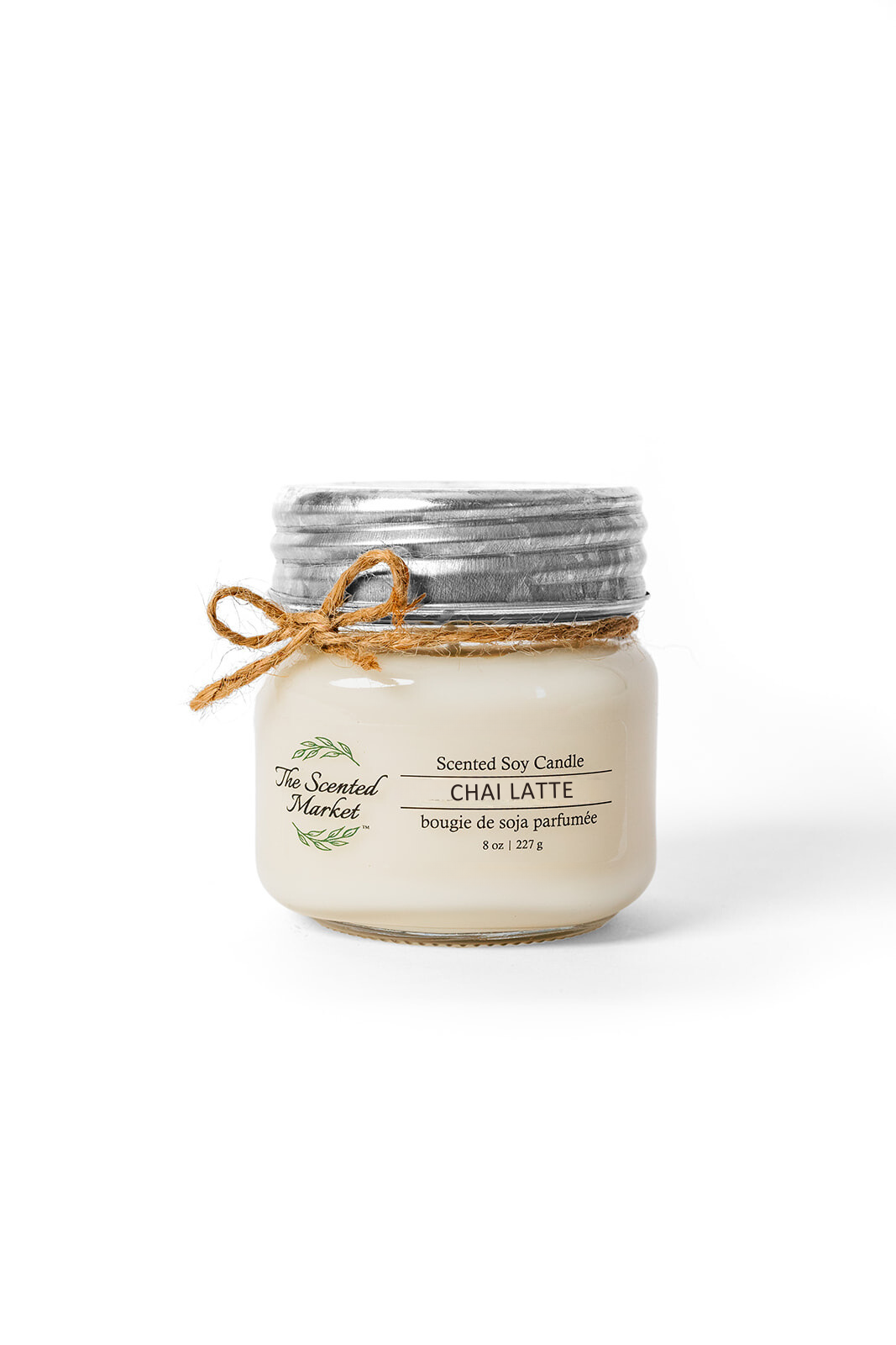 CHAI LATTE Soy Wax Candle 8 oz - The Scented Market Candles