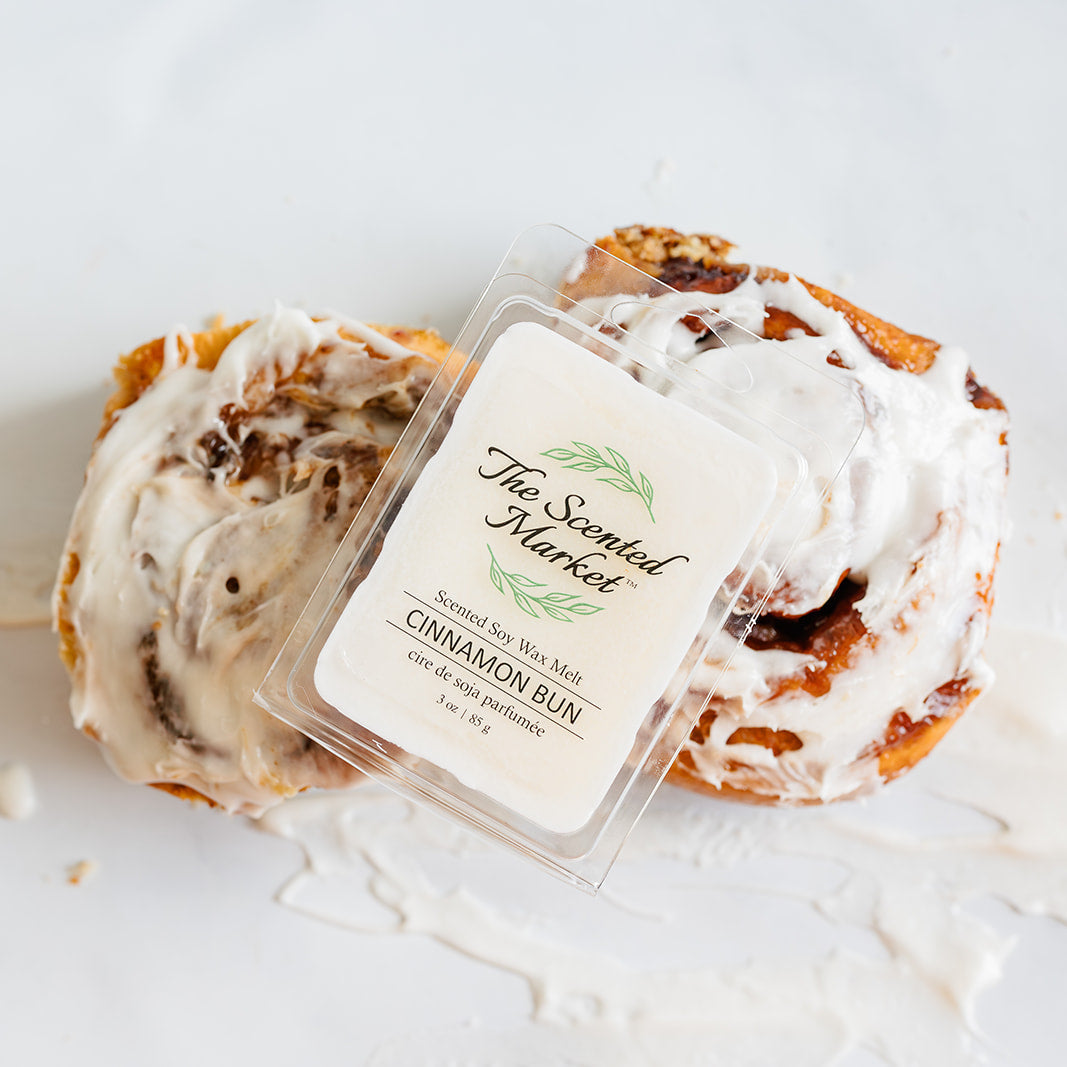 CINNAMON BUN Soy Wax Melt - The Scented Market Wax Tarts