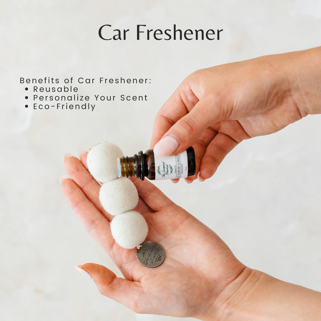Car Freshener with Customizable Scent – Eco-Friendly and Long-Lasting - The Scented Market Vehicle Air Fresheners