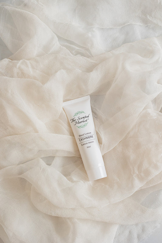 Cashmere Travel Size Hand Lotion: Lightweight Hydration - The Scented Market  Lotion & Moisturizer