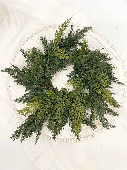 Cedar Candle Decor Ring - The Scented Market Plants