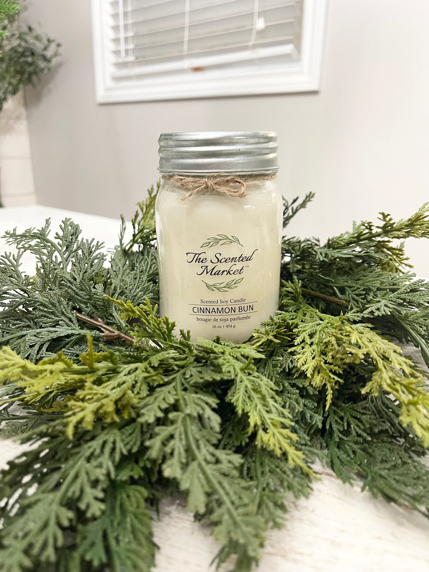 Cedar Candle Decor Ring - The Scented Market Plants