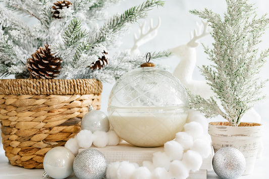 Christmas Ornament 3 Wick Soy Candle - The Scented Market Candles