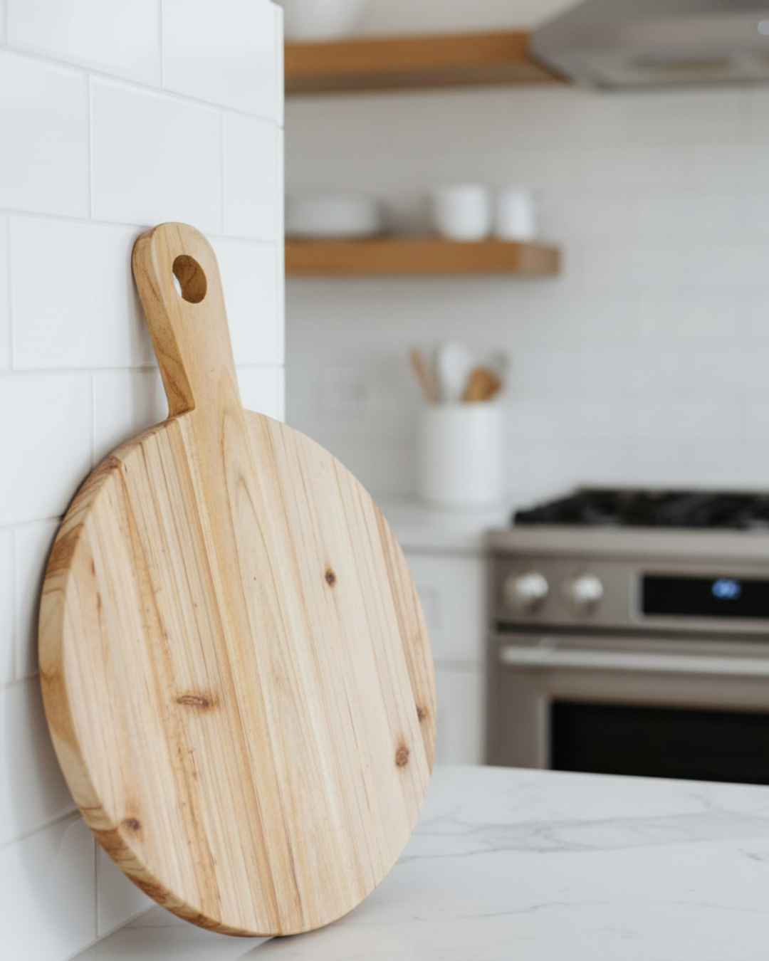 Circle Rustic Cutting Board / Charcuterie Board – Handmade Wooden Serving Board - The Scented Market Display Boards