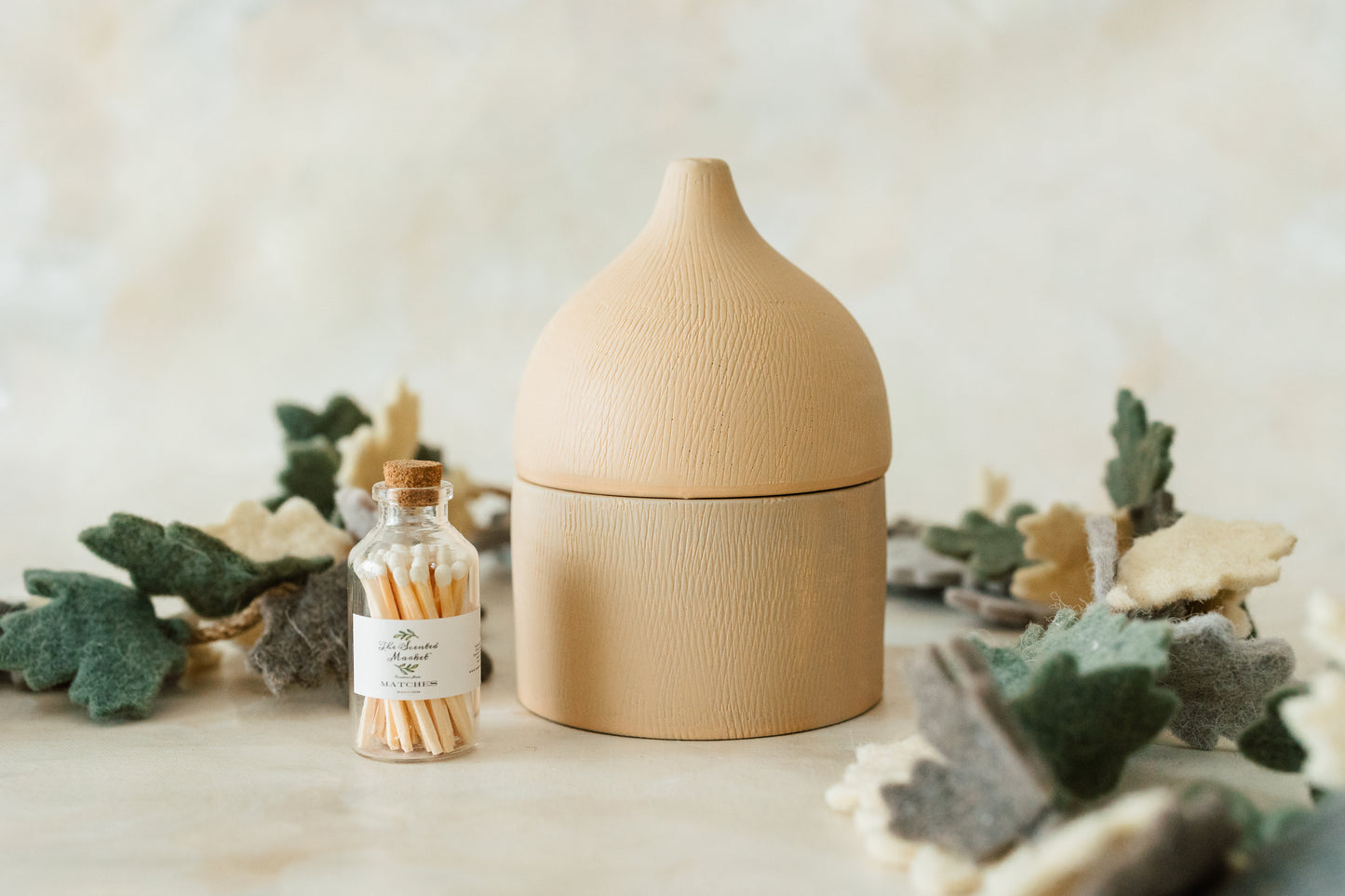 Clay Collection - CREAM Soy Wax Candle - The Scented Market Candles