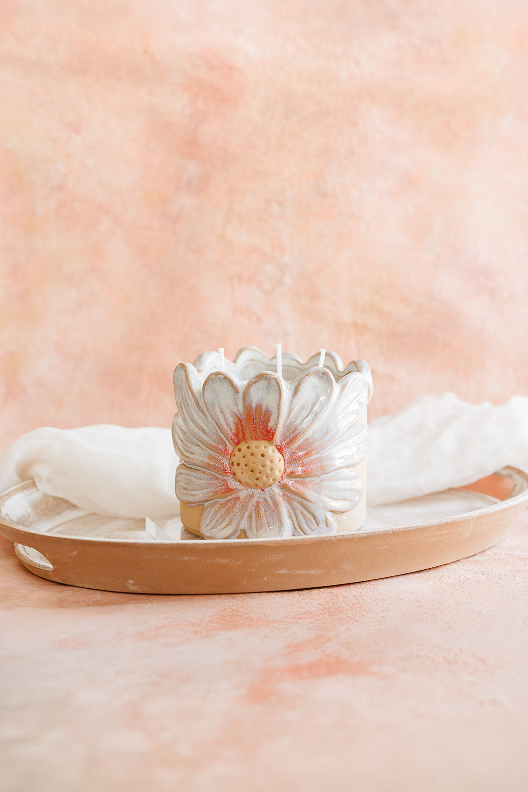 REFILL - Daisy Flower 3-Wick Candle - The Scented Market