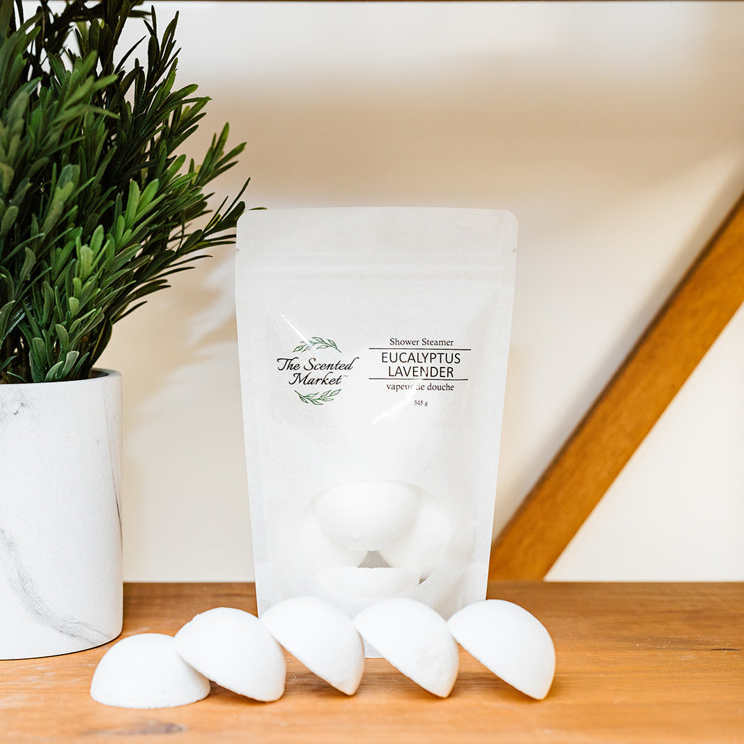 EUCALYPTUS LAVENDER Shower Steamer - The Scented Market Bath Additives