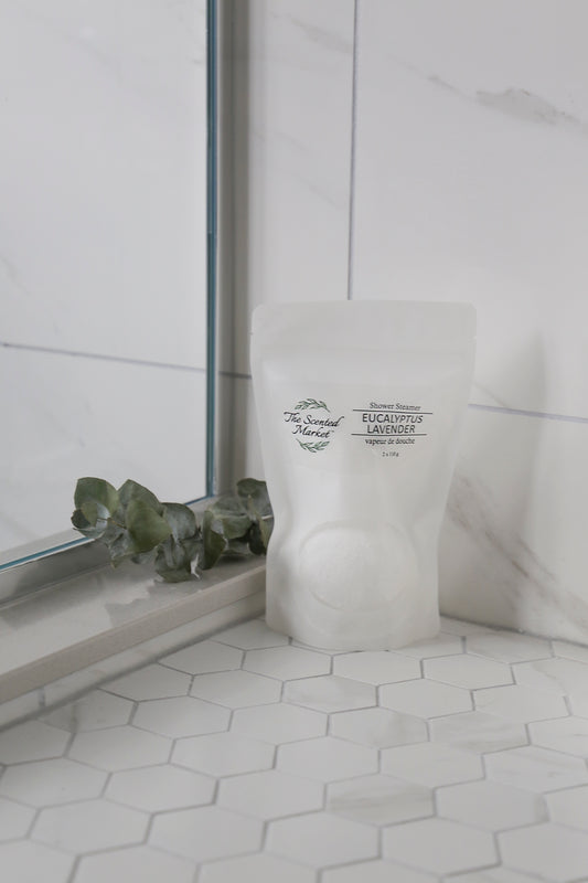 EUCALYPTUS LAVENDER Shower Steamer - The Scented Market Bath Additives