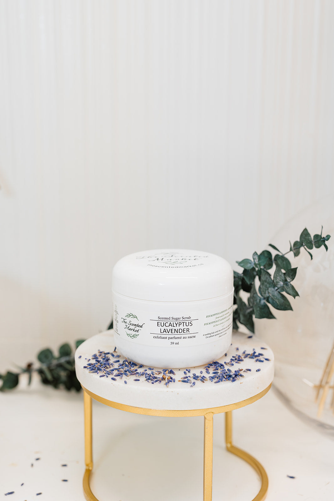 Eucalyptus Lavender Sugar Scrub – Soothing Exfoliation and Hydration - The Scented Market Bath & Body