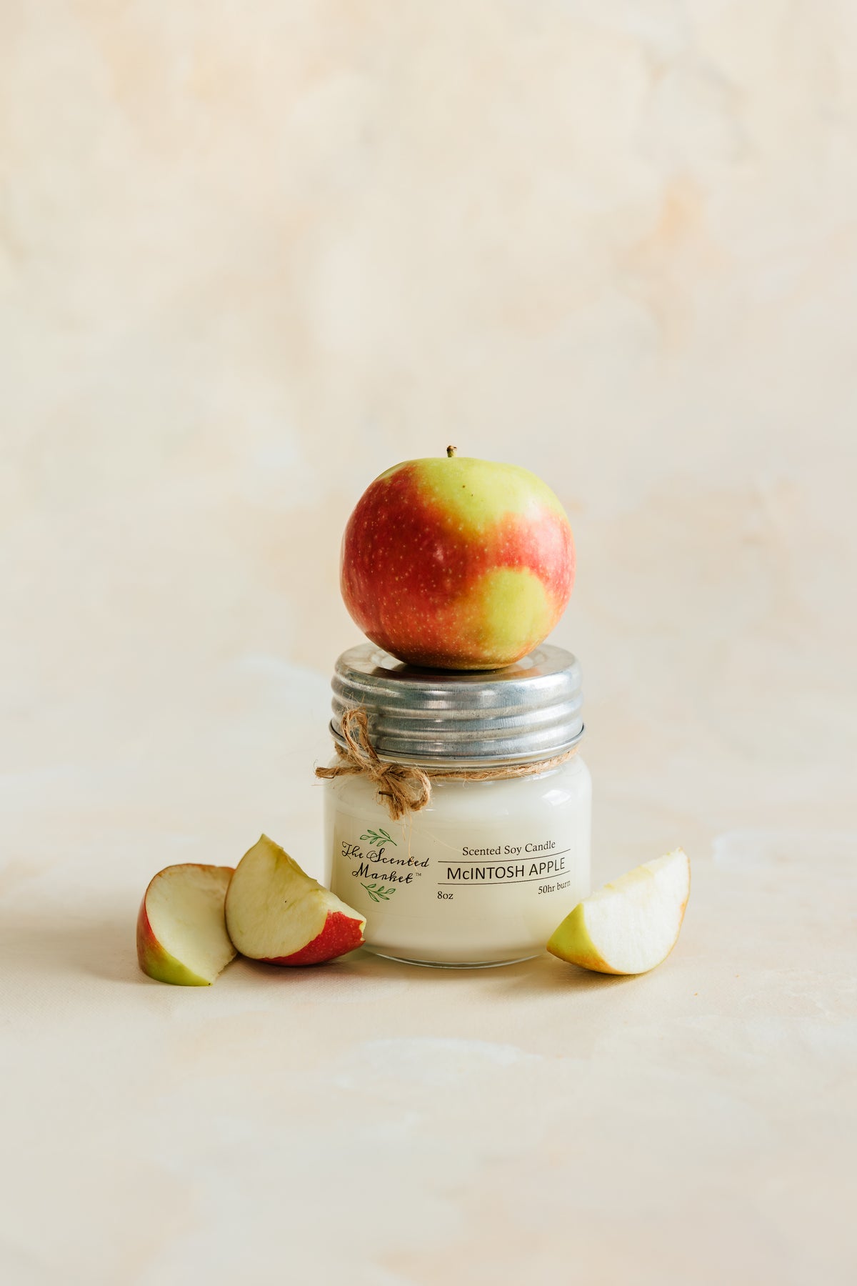 Exclusive Apple Orchard Candle 2 Pack – Granny Apple & McIntosh Apple – Fall Soy Candles - The Scented Market Canada
