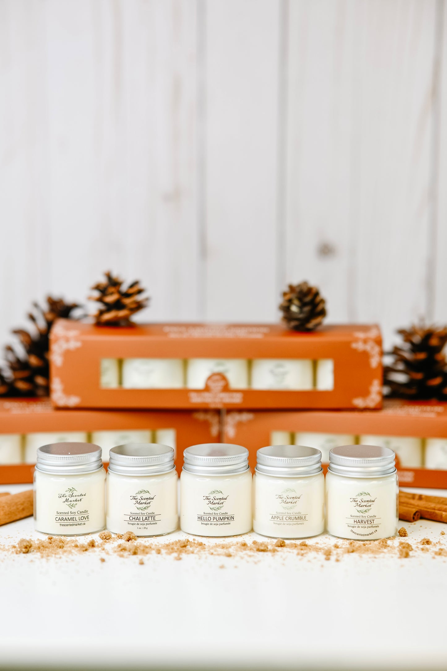 FALL Collection Candle Gift 5 Pack - The Scented Market Candles