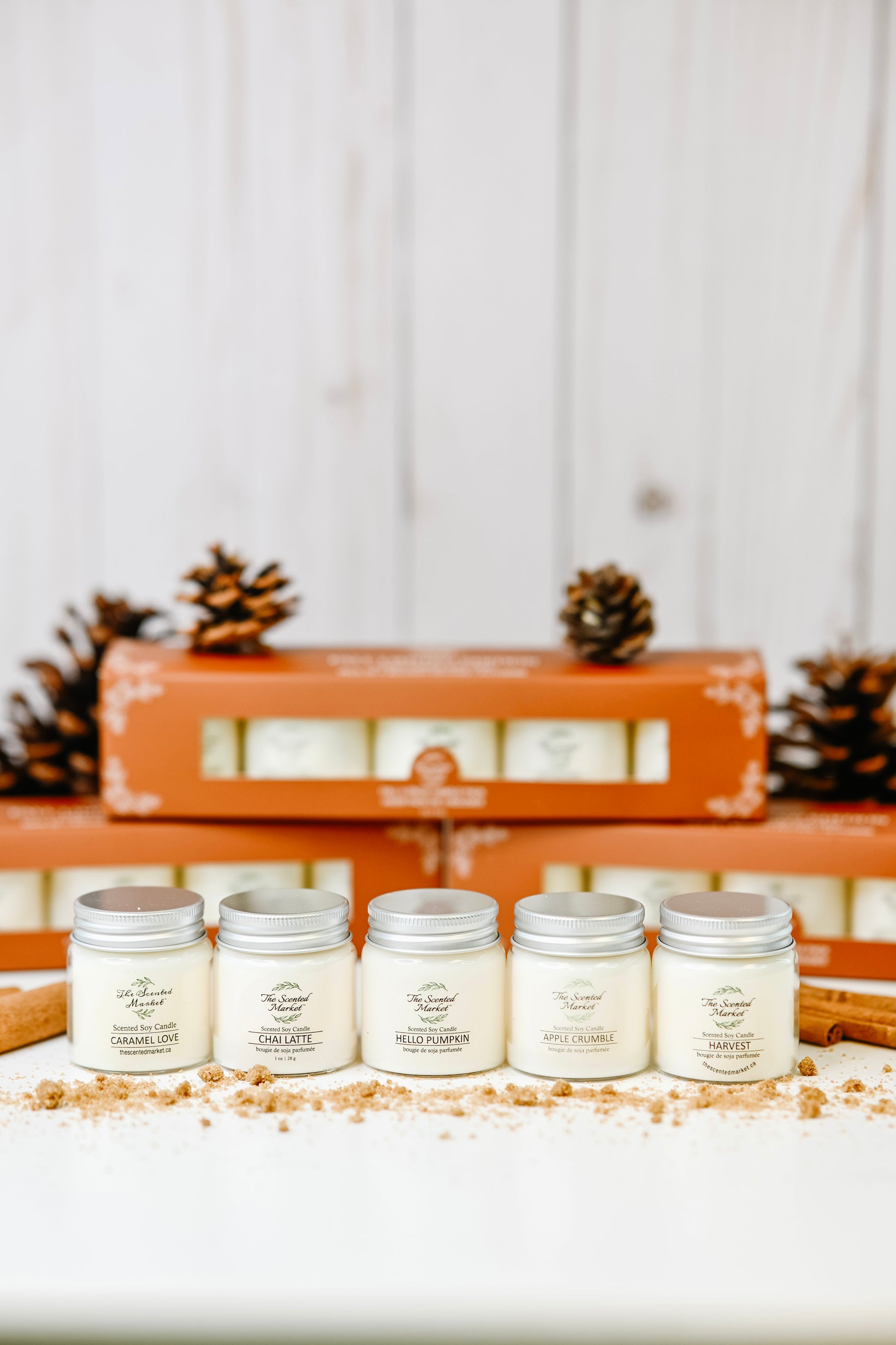 FALL Collection Candle Gift 5 Pack - The Scented Market  Candles