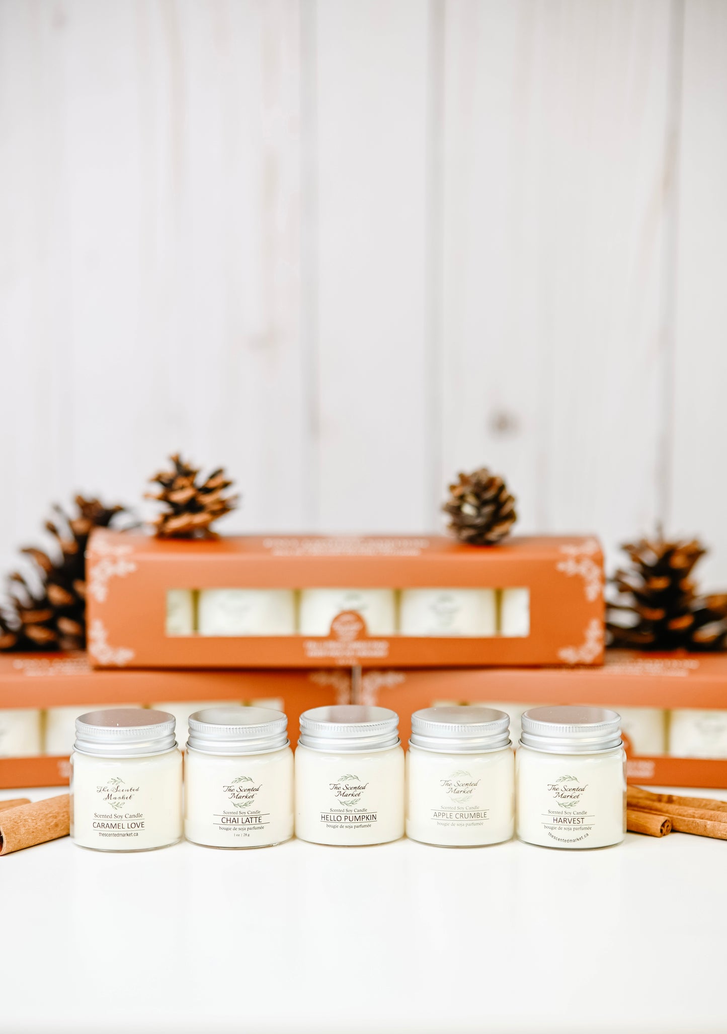 FALL Collection Candle Gift 5 Pack - The Scented Market Candles