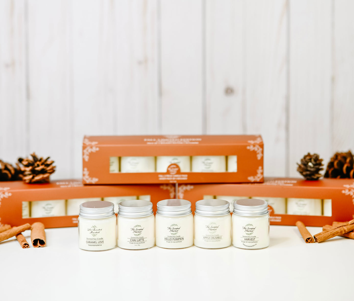 FALL Collection Candle Gift 5 Pack - The Scented Market Candles