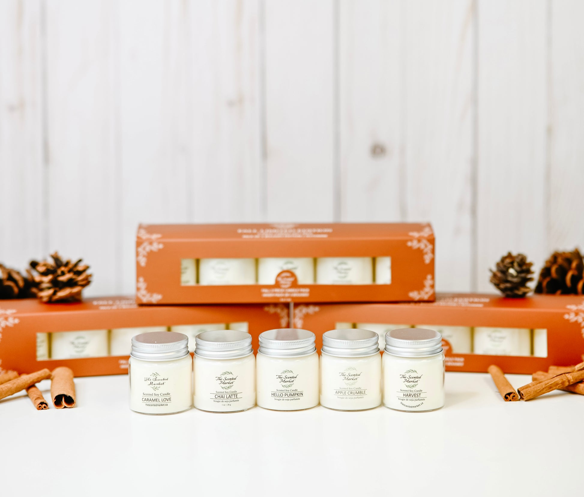 FALL Collection Candle Gift 5 Pack - The Scented Market  Candles
