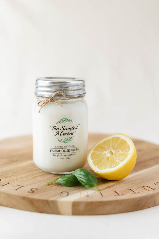FARMHOUSE FRESH Soy Wax Candle 16 oz - The Scented Market  Candles