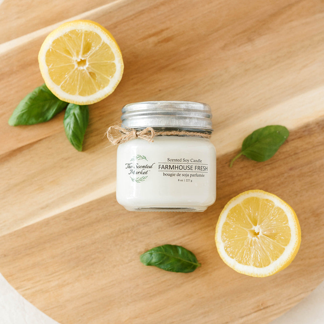 FARMHOUSE FRESH Soy Wax Candle 8 oz - The Scented Market Candles
