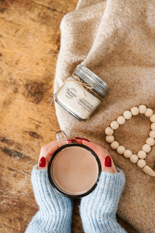 FRENCH VANILLA Soy Wax Candle 8 oz - The Scented Market  Candles