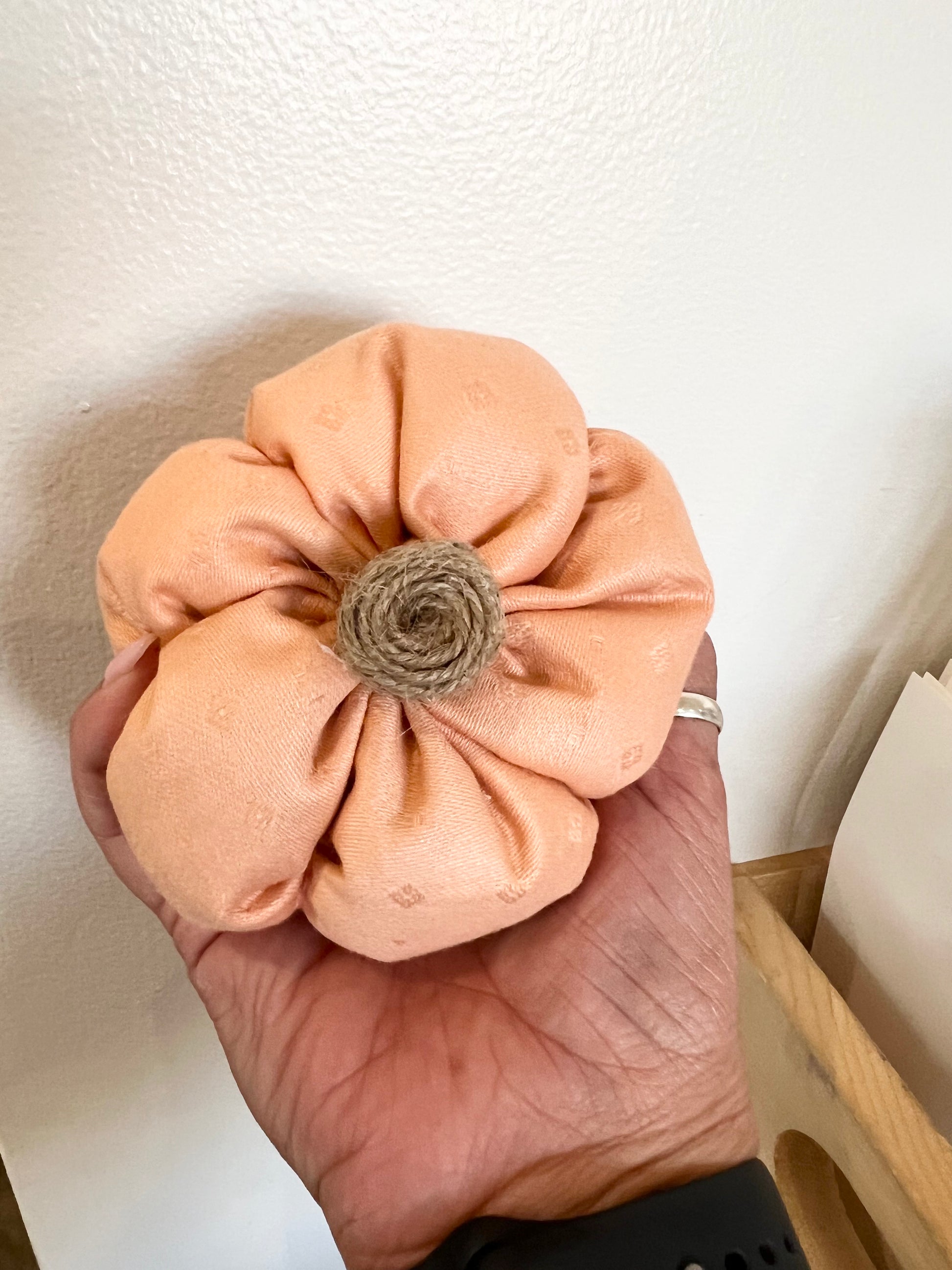 Fabric Pumpkin - Orange - The Scented Market