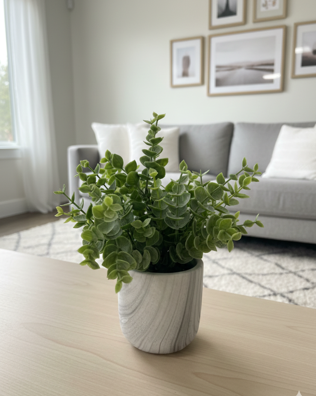 Faux Eucalyptus in a Pot - The Scented Market Artificial Flora