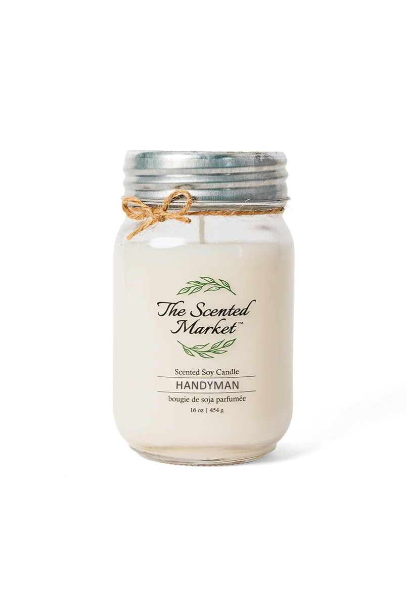 HANDYMAN Soy Wax Candle 16 oz - The Scented Market Candles