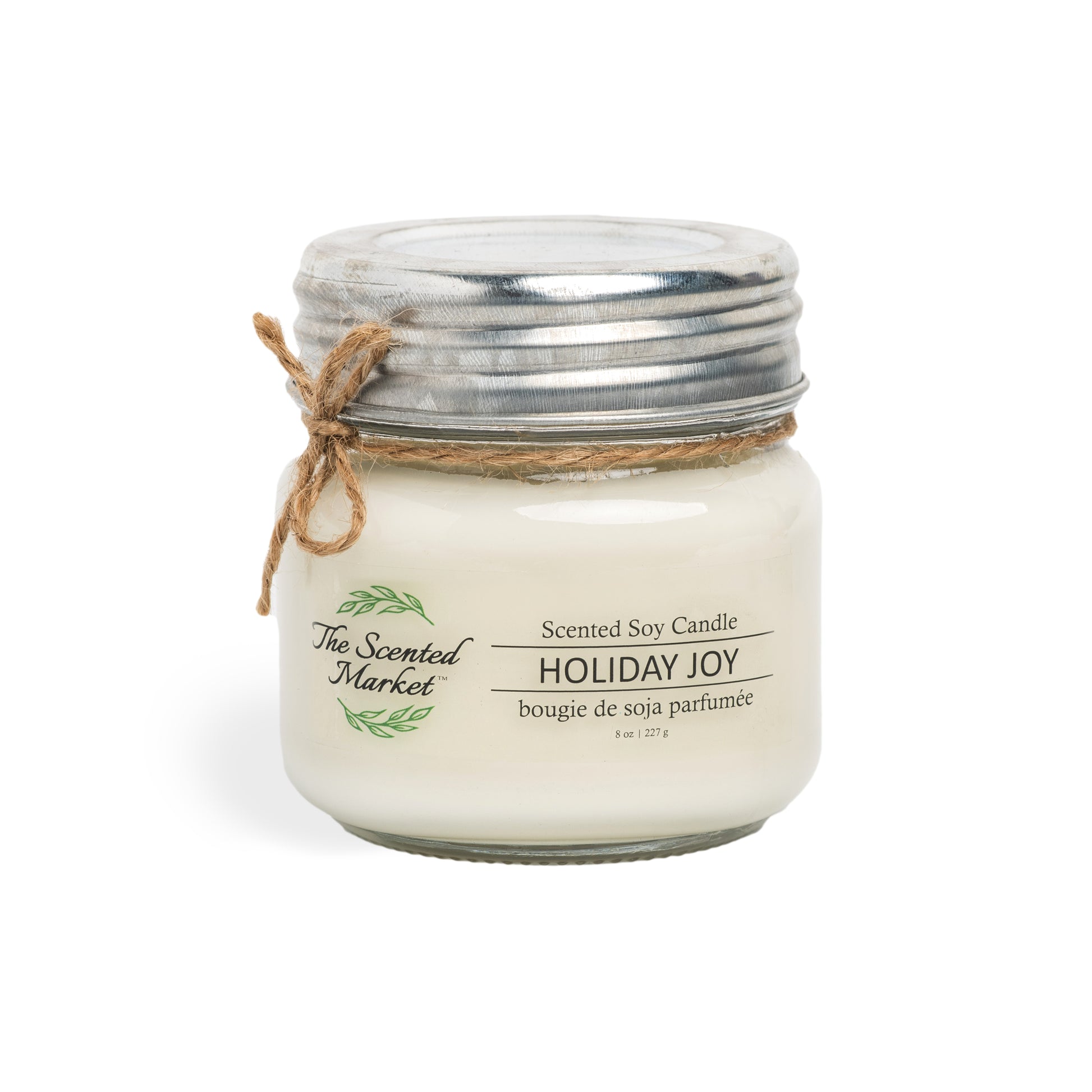 HOLIDAY JOY Soy Wax Candle 8 oz - The Scented Market
