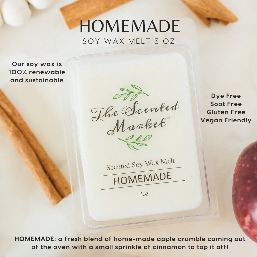 HOMEMADE Soy Wax Melt - The Scented Market  Wax Tarts